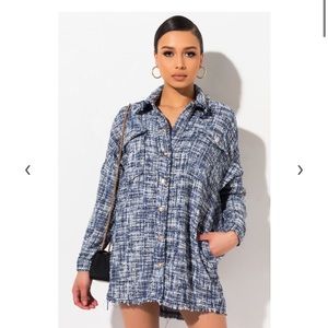 Sure thing button down mini dress